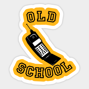 Old School Cell Phone Sticker